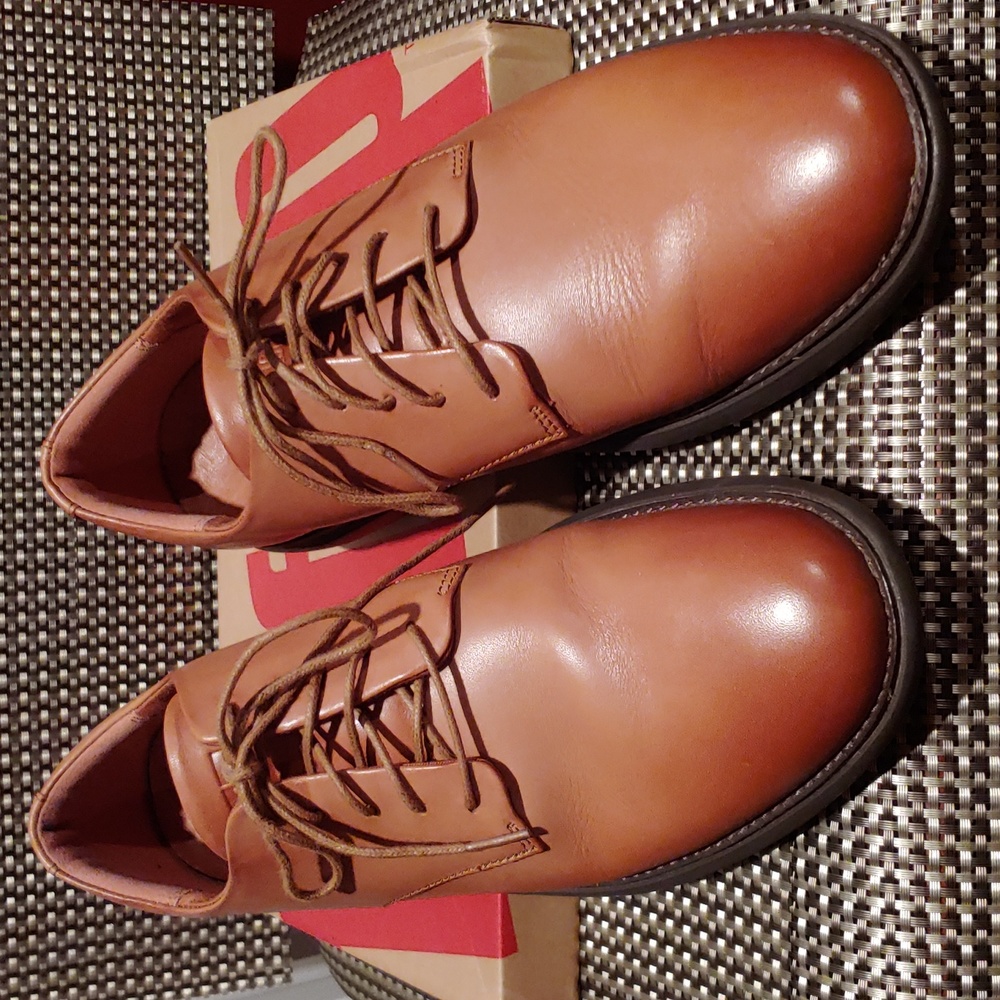 Men's Tan Leather Lace up Size 13